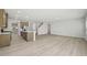 This open floor plan showcases the kitchen, dining, and living areas of this home at 3841 Rosebush Dr, Zebulon, NC 27597