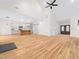 Large open living space with a kitchen, living room, and dining area at 42 Ponchartrain St, Fuquay Varina, NC 27526