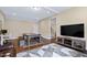 Finished basement featuring a pool table, desk, and entertainment area at 437 Creekhurst Pl, Cary, NC 27519