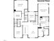 Second floor plan featuring a bonus room, three bedrooms, loft and the primary suite at 437 Creekhurst Pl, Cary, NC 27519