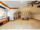 Spacious bonus room with recessed lighting, ceiling fan and foosball table for entertainment at 5768 Cavanaugh Dr, Raleigh, NC 27614