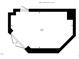 Blueprint-style image of an unfinished crawl space. 16x14 labeled storage area shown at 5768 Cavanaugh Dr, Raleigh, NC 27614