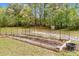 Established vegetable garden ready for planting in a spacious backyard at 93 Clifton Pond Rd, Louisburg, NC 27549