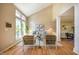 Bright living room featuring a soaring ceiling and an open floor plan at 103 Windhover Dr, Chapel Hill, NC 27514