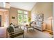 Bright living room featuring a soaring ceiling and an open floor plan at 103 Windhover Dr, Chapel Hill, NC 27514