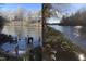 Enjoy year-round water views from this waterfront property with a dock at 111 Fox View Pl, Cary, NC 27511