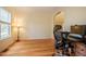 Bright office space with natural light and hardwood flooring at 113 Glenmore Rd, Chapel Hill, NC 27516