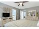 Comfortable main bedroom boasts an en-suite bathroom at 114 Carriage Hill Dr, Stem, NC 27581