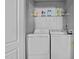 Laundry room with appliances and shelf at 123 Ariel St, Lillington, NC 27546
