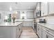 Spacious kitchen with granite countertops, stainless steel appliances, and ample cabinet space at 1725 Langlais Dr, Graham, NC 27253