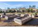 Raised gardening beds in the community, offering residents space to grow their own plants at 173 Hawk Point Rd, Chapel Hill, NC 27516