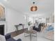 This spacious living room is open to the kitchen and dining room and has lots of natural light at 173 Hawk Point Rd, Chapel Hill, NC 27516