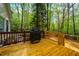 Spacious deck with scenic views, perfect for outdoor gatherings and relaxation at 18 Green Ridge Ln, Pittsboro, NC 27312