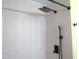 Modern shower includes dual shower heads at 2117 Wrenn St, Burlington, NC 27215