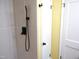 Shower features a modern, handheld shower head at 2117 Wrenn St, Burlington, NC 27215