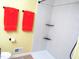 Walk-in shower boasts modern fixtures and built-in corner shelves at 2117 Wrenn St, Burlington, NC 27215