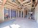 Unfinished home interior showing wood framing, wiring, and duct work at 217 Pond Vw Ct # 7, Fuquay Varina, NC 27526