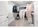 A well-organized walk-in closet featuring wire shelving at 254 W Odell Ln, Zebulon, NC 27597