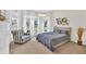 Comfortable bedroom with three large windows and an upholstered chair at 2613 Beckwith Rd, Apex, NC 27523