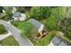 An aerial view of a home featuring mature trees and landscaping at 3517 Boren Ct, Raleigh, NC 27616