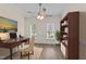Cozy home office with lots of natural light and a comfortable workspace at 3517 Boren Ct, Raleigh, NC 27616