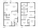 This is a detailed floor plan of a two-story home, showcasing the layout of rooms and their dimensions at 4523 Tarkiln Pl, Wake Forest, NC 27587
