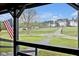 Picturesque view from the porch of the manicured lawn and driveway at 5069 Cokesbury Rd, Fuquay Varina, NC 27526