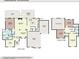 Floor plan showcasing the layout of the home including kitchen, bedrooms, and outdoor patio at 515 Bexley Bluff Ln, Cary, NC 27513