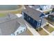 Aerial view of home featuring a rear garage and driveway at 5712 Agrinio Way, Raleigh, NC 27603