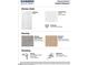 Interior design scheme showcasing kitchen and bath options, including cabinets and flooring samples at 6049 Sodium St, Raleigh, NC 27610