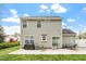 This home features a large backyard with a patio and plenty of space for outdoor enjoyment at 622 Twain Town Dr, Knightdale, NC 27545