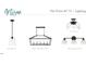 Lighting design samples for a kitchen island, dining room, and bathroom vanity at 705 Compeer Way # 31, Rolesville, NC 27571