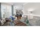 Inviting living room with comfortable seating and view into dining room at 7825 Green Hope School Rd, Cary, NC 27519