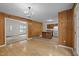 Open floor plan connects the kitchen to the dining area, perfect for entertaining and everyday living at 922 Royal Oaks Dr, Durham, NC 27712