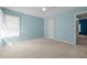 Bedroom with neutral carpet, a ceiling fan, and natural light at 104 Glenview Pl, Chapel Hill, NC 27514