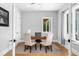Bright home office featuring modern finishes, a comfortable workspace, and a tranquil view at 1213 Rocky Point Ln, Durham, NC 27712