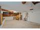 Spacious unfinished basement with exposed ceiling and walls; ready for customization at 1631 Sunset Ave, Henderson, NC 27536