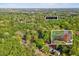 Aerial view showcases lush surroundings, with park .1 miles away and close proximity to nature at 201 Dunhagan Pl, Cary, NC 27511