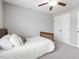 Bedroom featuring a comfy bed and a double door closet for optimal storage at 2113 Conroy Way, Willow Springs, NC 27592