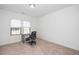Bright bedroom featuring a desk and chair with natural light at 2129 Mars Hill Ln, Apex, NC 27502