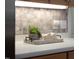 Elegant countertop display with decorative accents adds charm to this kitchen at 2404 Gillingham Dr, Apex, NC 27539