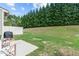 Large backyard with a patio and privacy fence offering a relaxing outdoor space at 2705 Evanston Ave, Durham, NC 27703