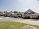 The community clubhouse features a stone entrance, neutral paint, and well-maintained landscaping at 2905 Pluton Pl, Rolesville, NC 27571