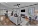 Spacious living room featuring hardwood floors and an open floor plan at 3 Maple St, Raleigh, NC 27610