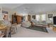 Cozy living room with neutral tones, comfortable seating, and natural light at 3417 Windmere Dr, Sanford, NC 27330