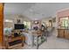Spacious living room featuring vaulted ceilings and classic decor at 3417 Windmere Dr, Sanford, NC 27330