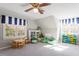 Spacious playroom with natural light and play furniture at 3908 Yateswood Ct, Raleigh, NC 27603