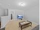 Finished basement with comfortable seating and entertainment setup, ideal for movie nights or gatherings at 405 Club Center Dr, Youngsville, NC 27596