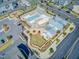 Aerial view of a community pool and surrounding residential area at 4905 Abundance Ave, Raleigh, NC 27616