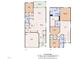Detailed two-story floor plan showcasing layout of rooms including bedrooms, living areas, kitchen, and bathrooms at 4905 Abundance Ave, Raleigh, NC 27616